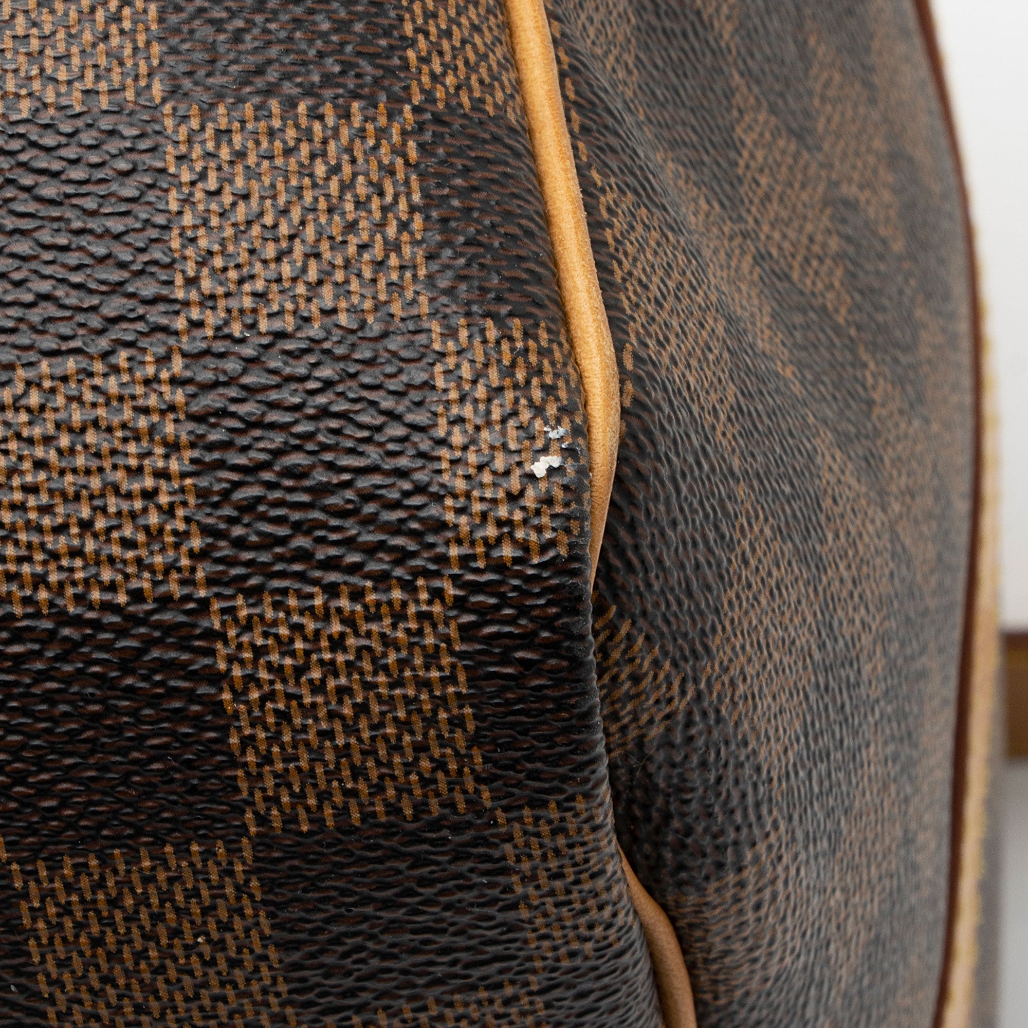 Louis Vuitton Damier Ebene Keepall Bandouliere 55 Duffle Bag