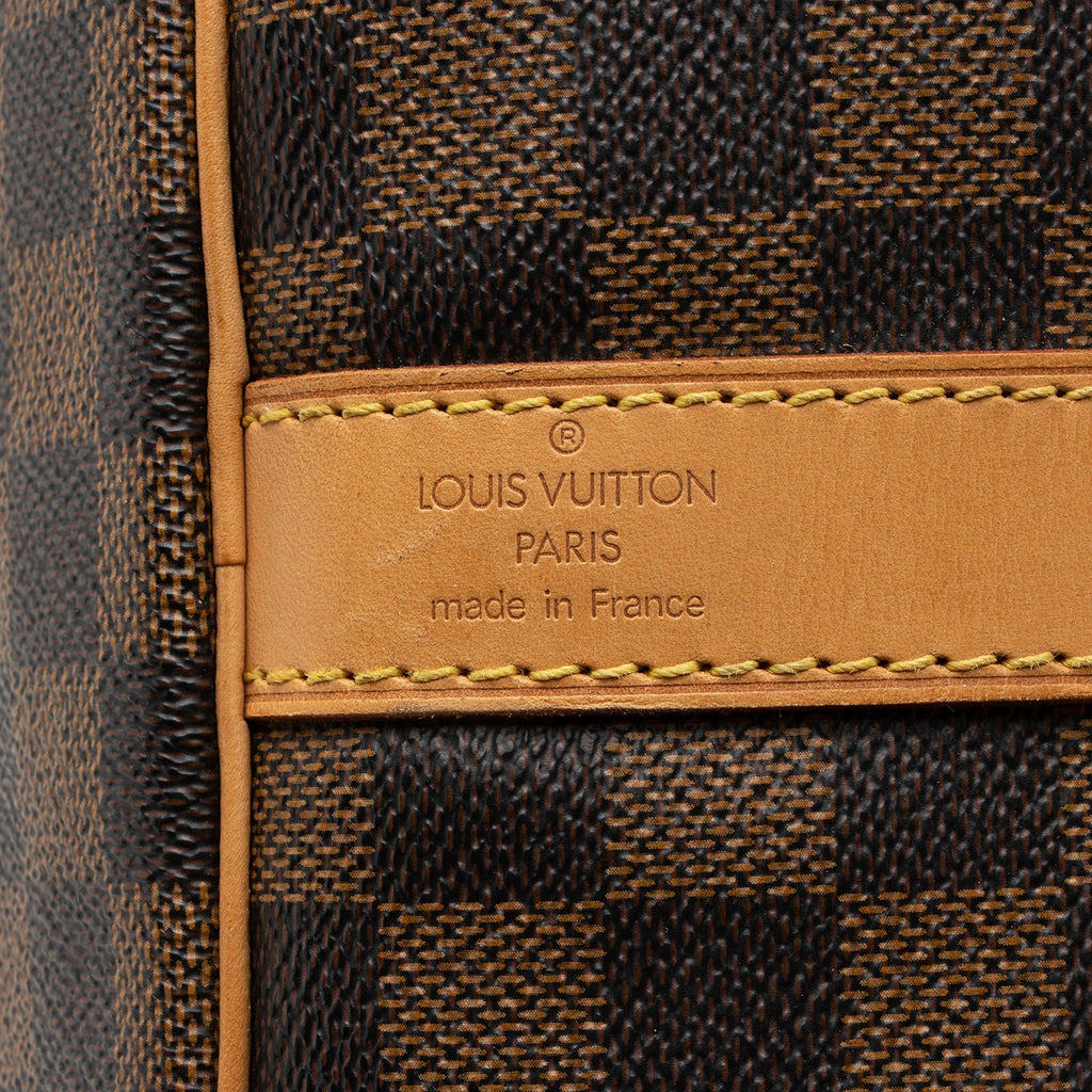 Louis Vuitton Damier Ebene Keepall Bandouliere 55 Duffle Bag
