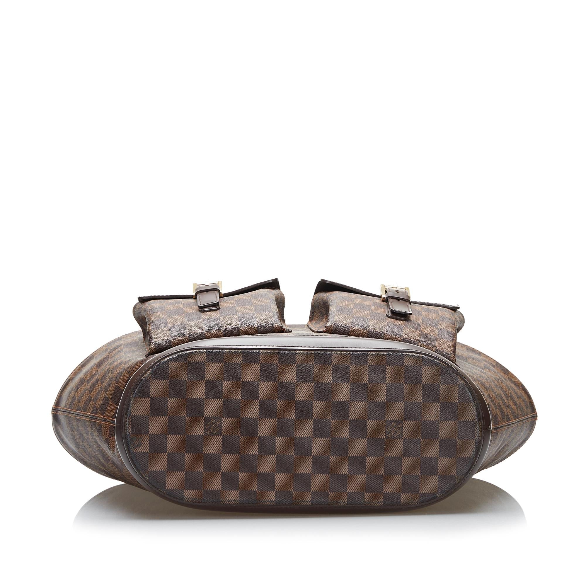 Louis Vuitton Damier Ebene Manosque GM (SHG-37249)