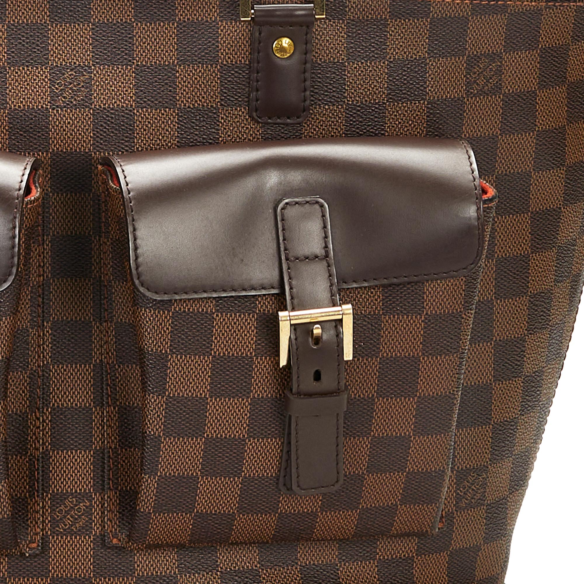Louis Vuitton Damier Ebene Manosque GM (SHG-37249)