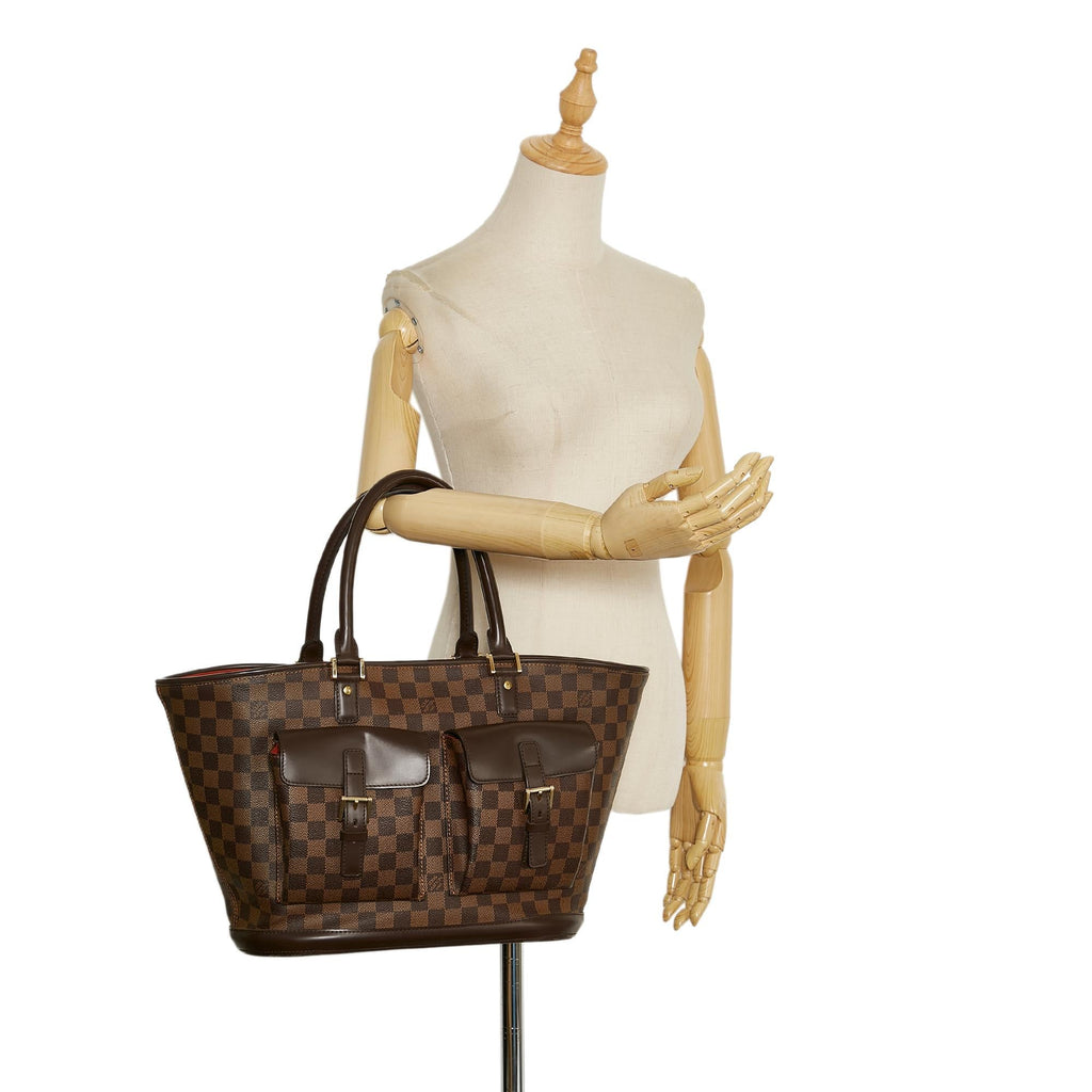 Louis Vuitton Damier Ebene Manosque GM (SHG-37249)