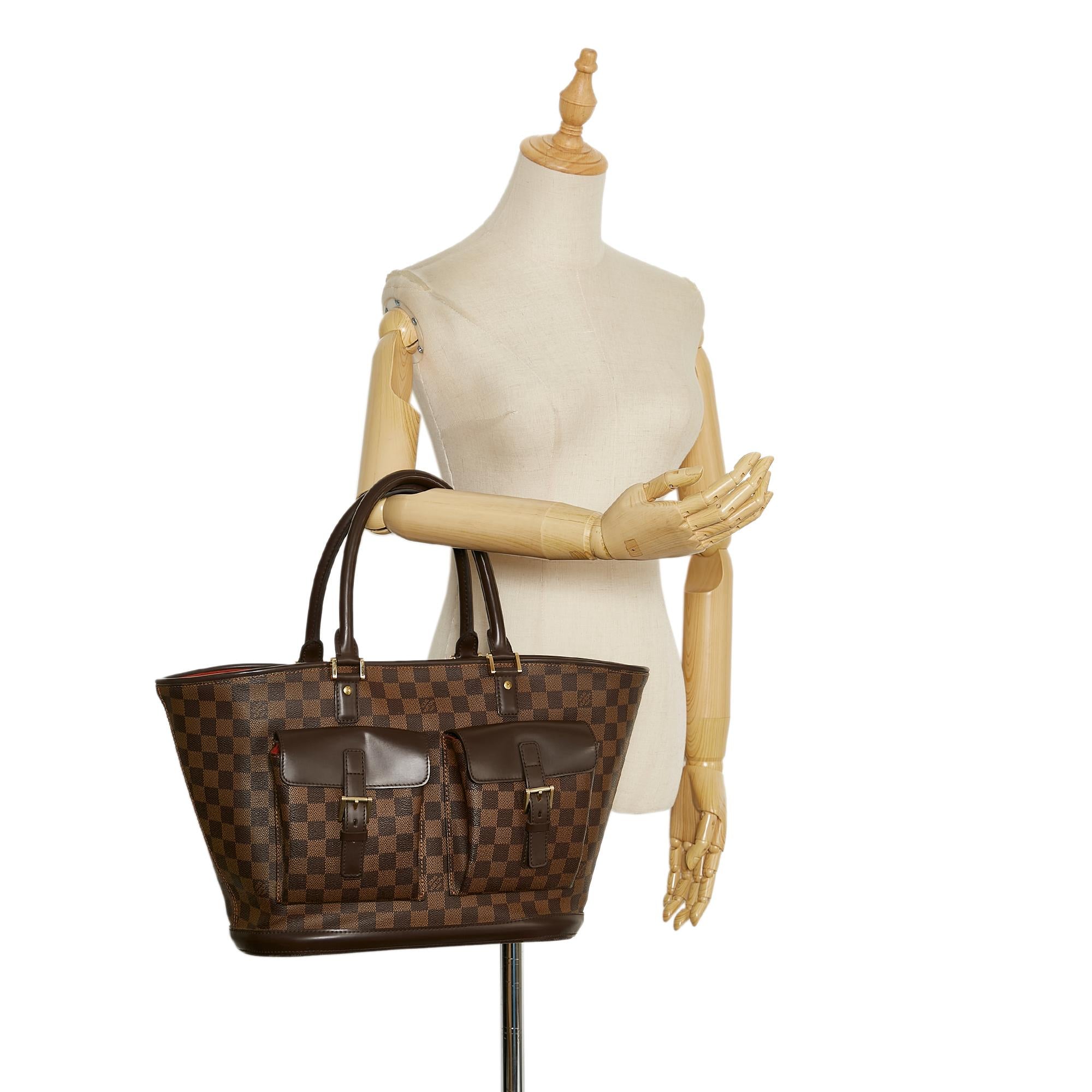 Louis Vuitton Damier Ebene Manosque GM (SHG-37249)