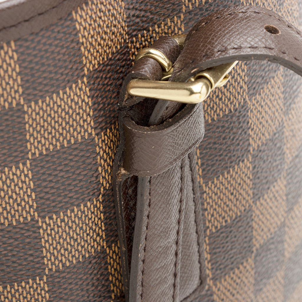 Louis Vuitton Damier Ebene Marais Bucket Tote (SHF-22212)