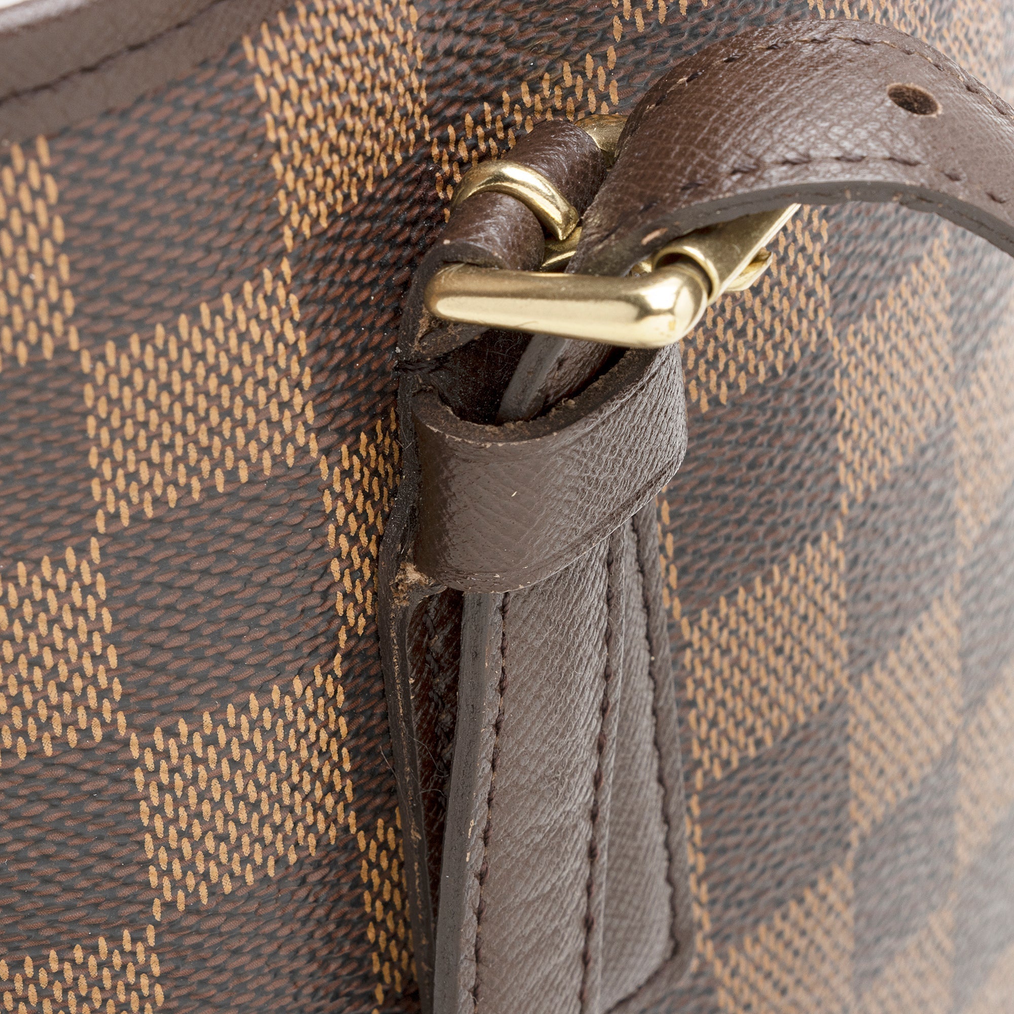 Louis Vuitton Damier Ebene Marais Bucket Tote (SHF-22212)