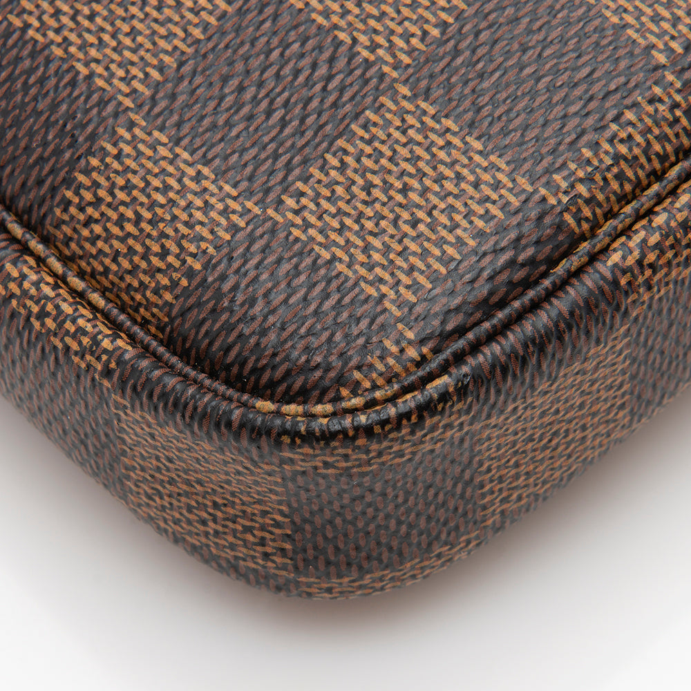 Louis Vuitton Damier Ebene Mini Pochette Accessoires (SHF-12428)
