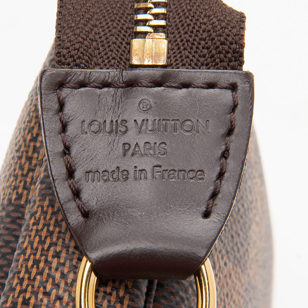Louis Vuitton Damier Ebene Mini Pochette Accessoires (SHF-12428)