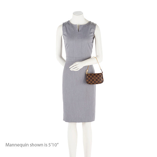 Louis Vuitton Damier Ebene Mini Pochette Accessoires (SHF-12428)