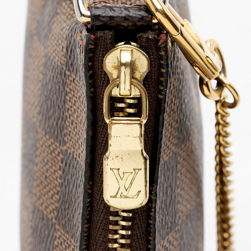 Louis Vuitton Damier Ebene Mini Pochette Accessoires (SHF-20838)