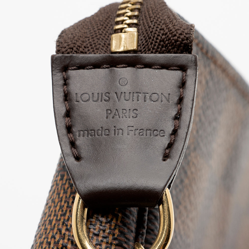 Louis Vuitton Damier Ebene Mini Pochette Accessoires (SHF-20838)