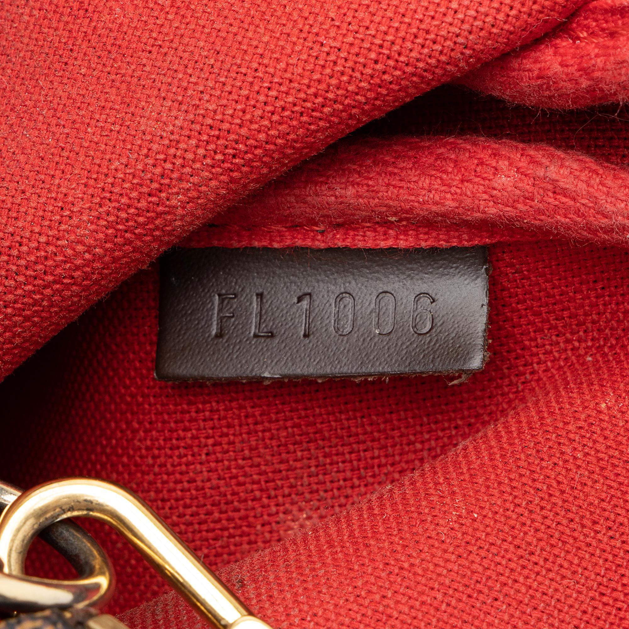 Louis Vuitton Damier Ebene Mini Pochette Accessoires (SHF-22640)