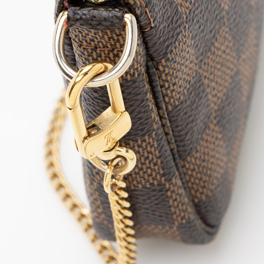 Louis Vuitton Damier Ebene Mini Pochette Accessoires (SHF-22640)