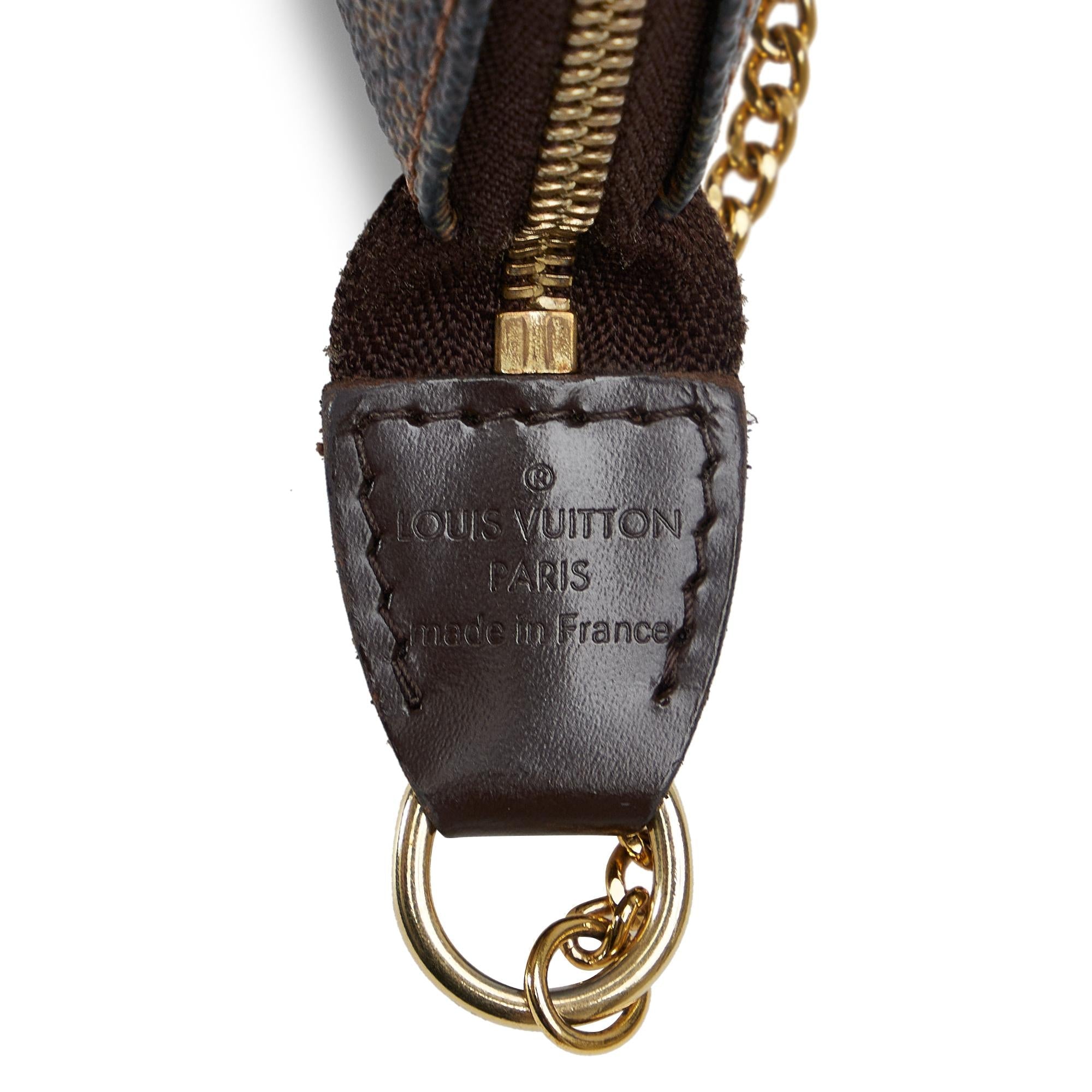 Louis Vuitton Damier Ebene Mini Pochette Accessoires (SHG-kC7aIP)