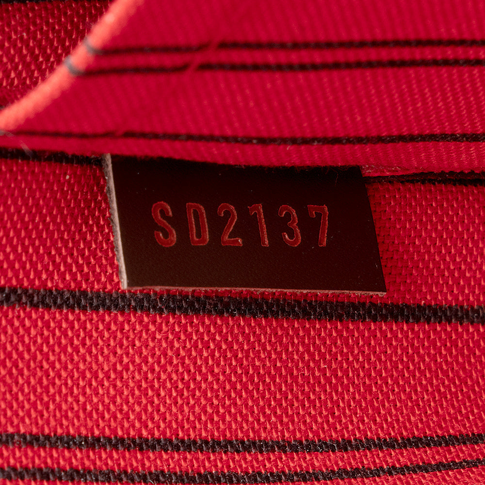 Louis Vuitton Damier Ebene Neverfull GM Pochette (SHF-21846)