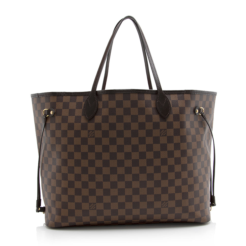 Louis Vuitton Damier Ebene Neverfull GM Tote (SHF-21286)