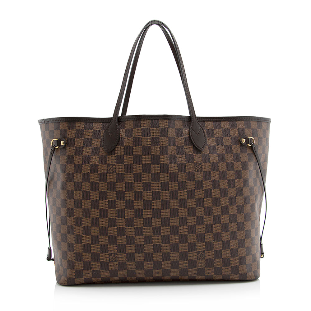 Louis Vuitton Damier Ebene Neverfull GM Tote (SHF-21286)