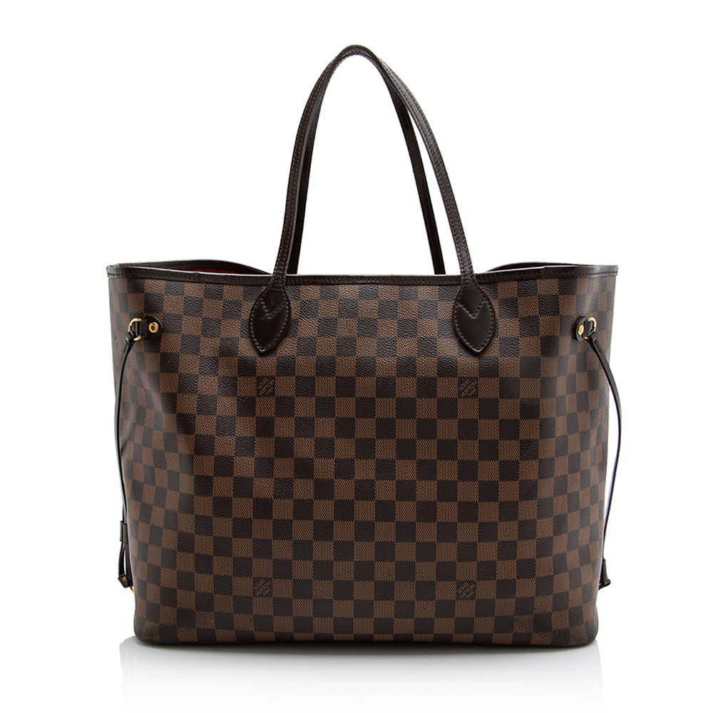 Louis Vuitton Damier Ebene Neverfull GM Tote (SHF-21916)