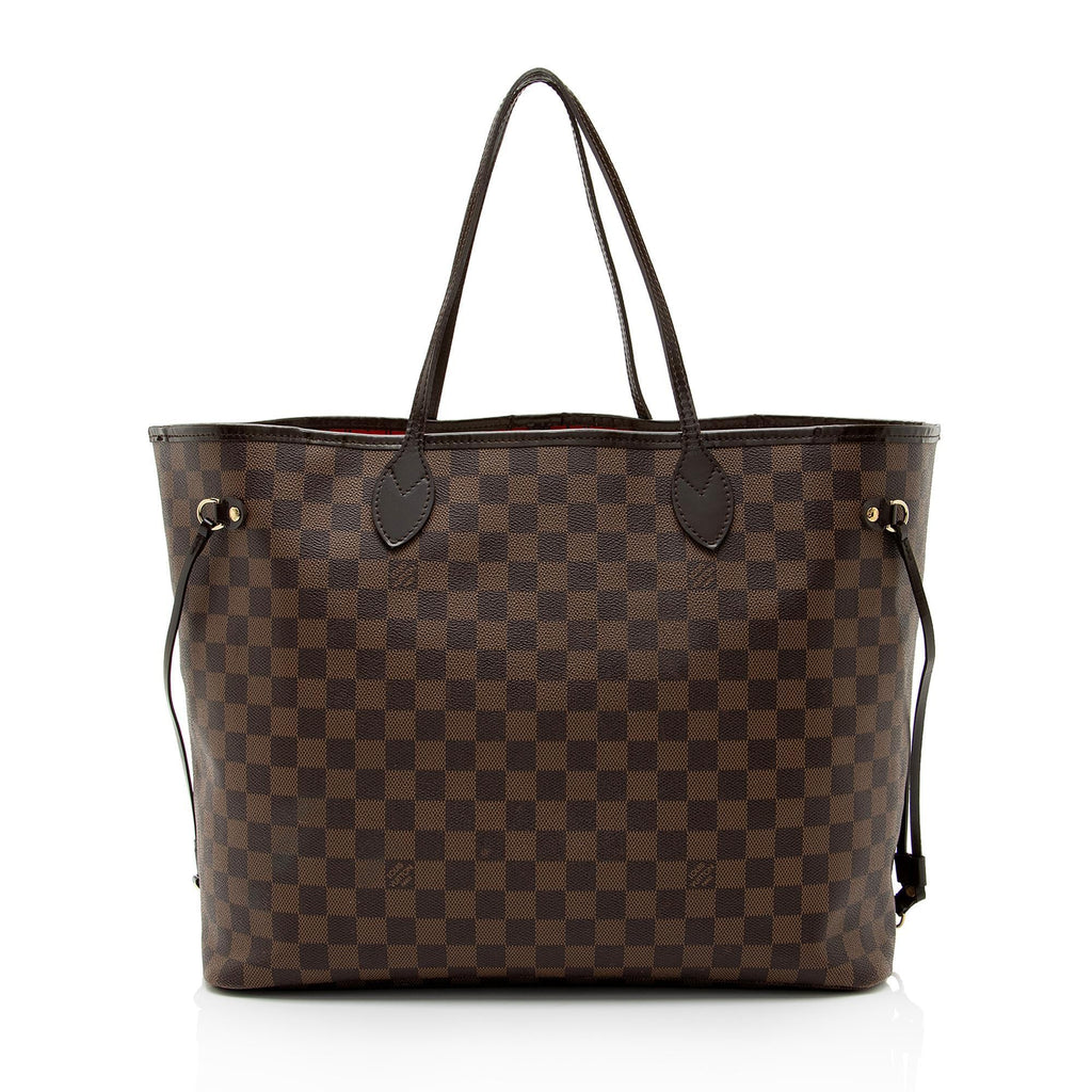 Louis Vuitton Damier Ebene Neverfull GM Tote (SHF-8c5Ims)