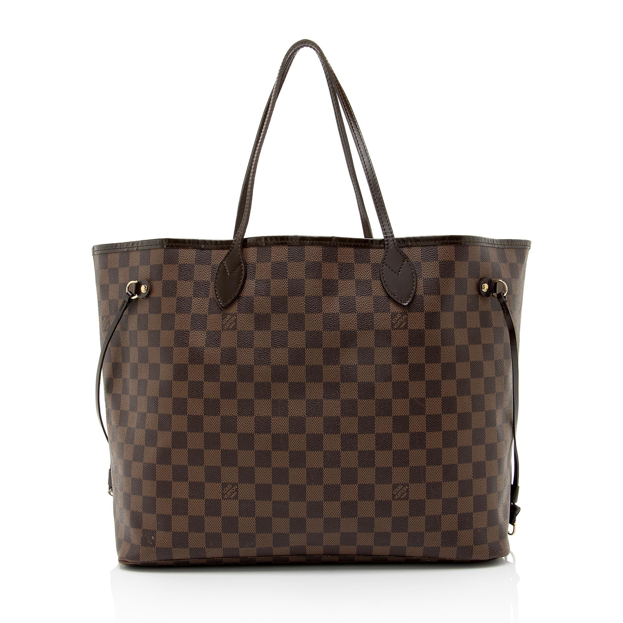 Louis Vuitton Damier Ebene Neverfull GM Tote (SHF-8c5Ims)