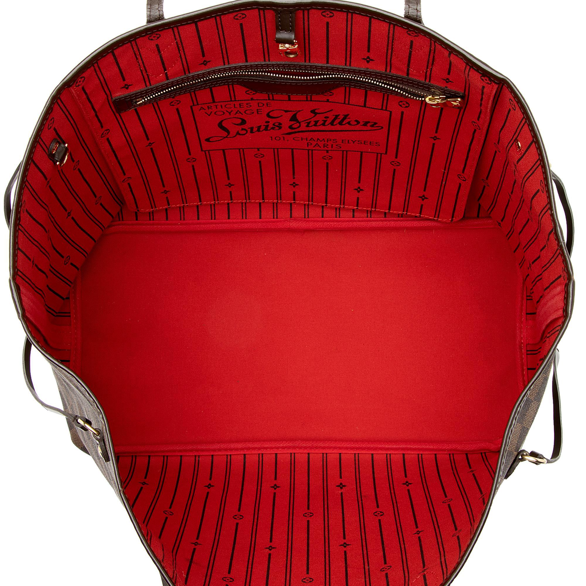 Louis Vuitton Damier Ebene Neverfull GM Tote (SHF-8c5Ims)