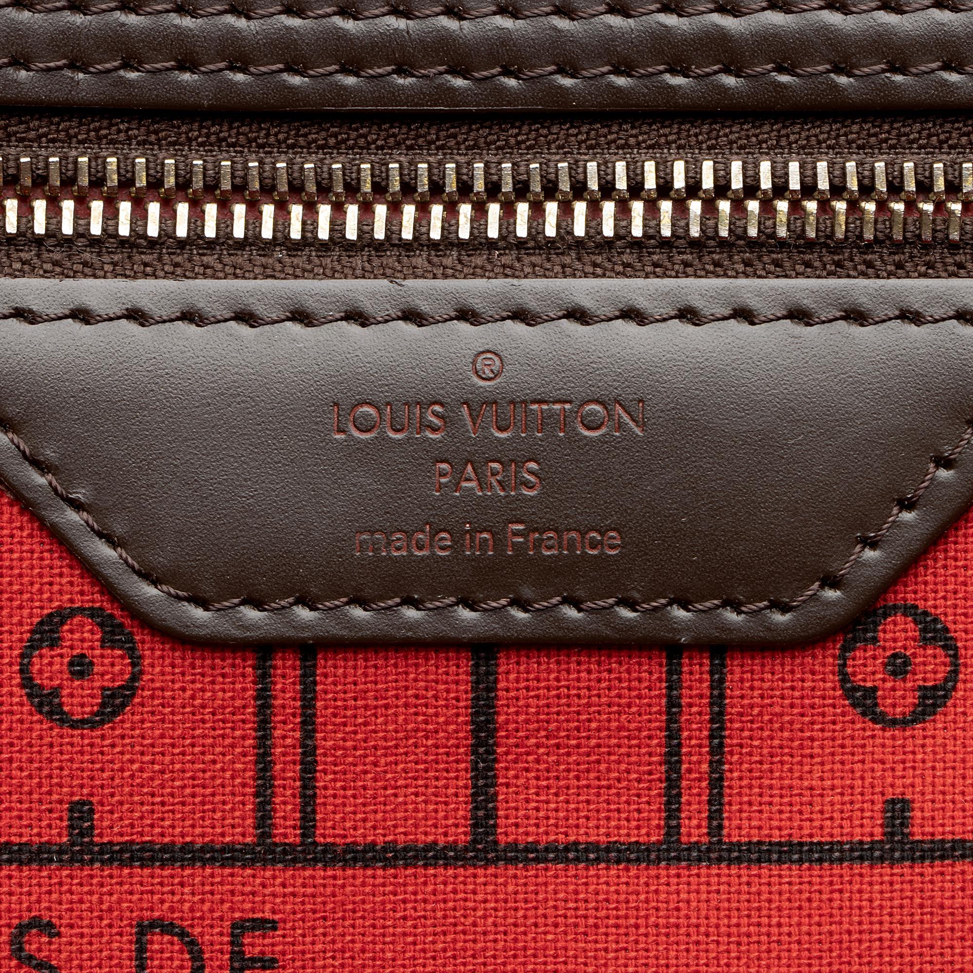 Louis Vuitton Damier Ebene Neverfull GM Tote (SHF-8c5Ims)