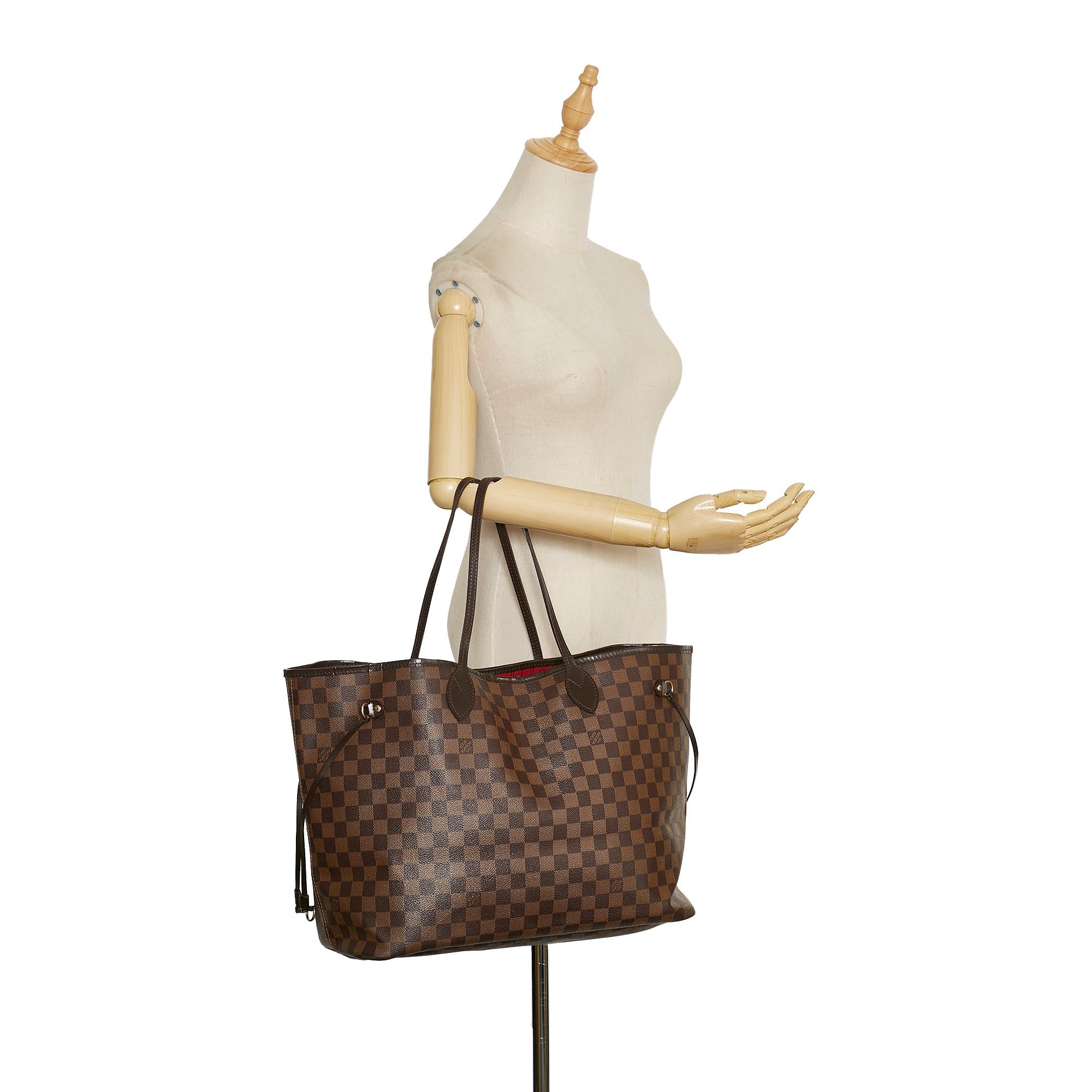 Louis Vuitton Damier Ebene Neverfull GM (SHG-37016)