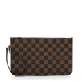 Louis Vuitton Damier Ebene Neverfull MM Pochette (SHF-18678)