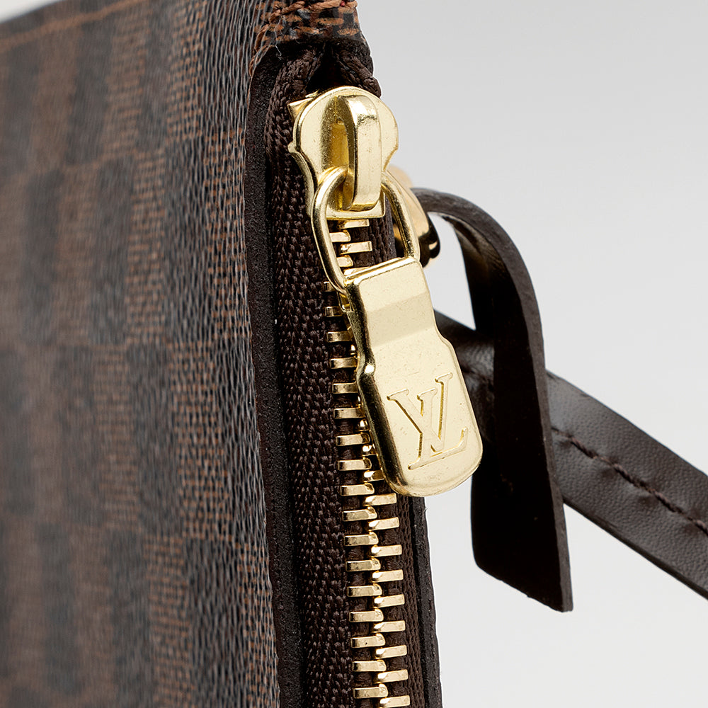 Louis Vuitton Damier Ebene Neverfull MM Pochette (SHF-21421)
