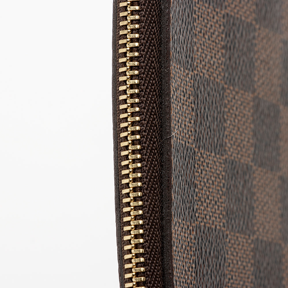 Louis Vuitton Damier Ebene Neverfull MM Pochette (SHF-21421)