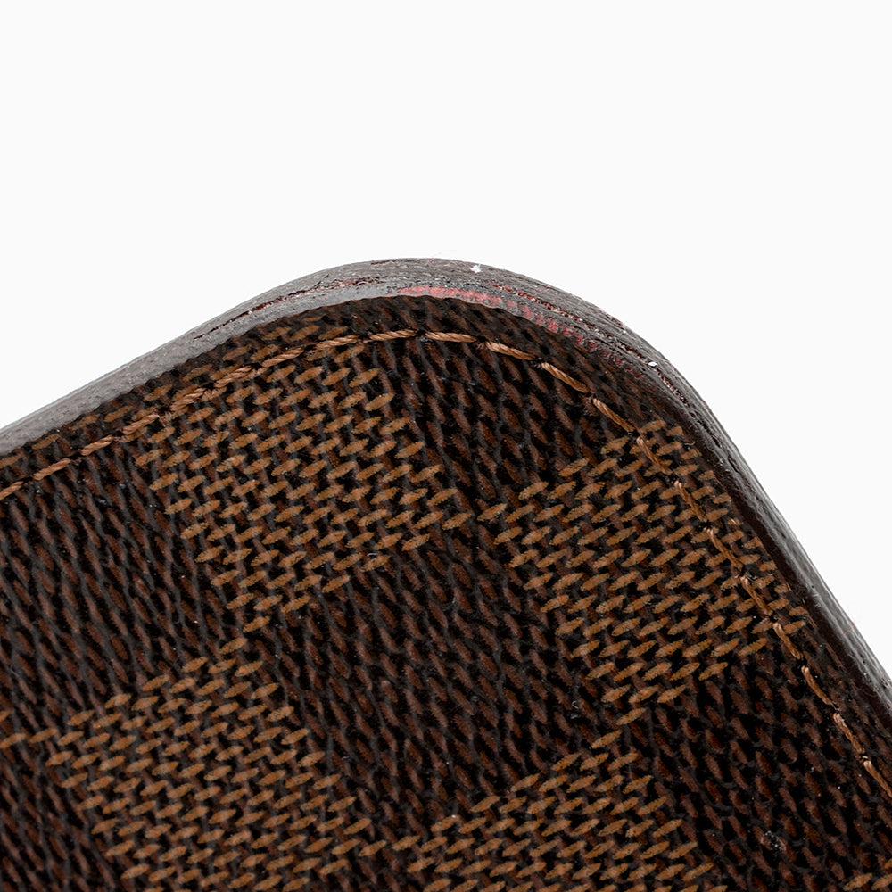 Louis Vuitton Damier Ebene Neverfull MM Pochette (SHF-21421)