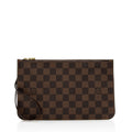 Louis Vuitton Damier Ebene Neverfull MM Pochette (SHF-21421)