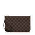 Louis Vuitton Damier Ebene Neverfull MM Pochette (SHF-21661)