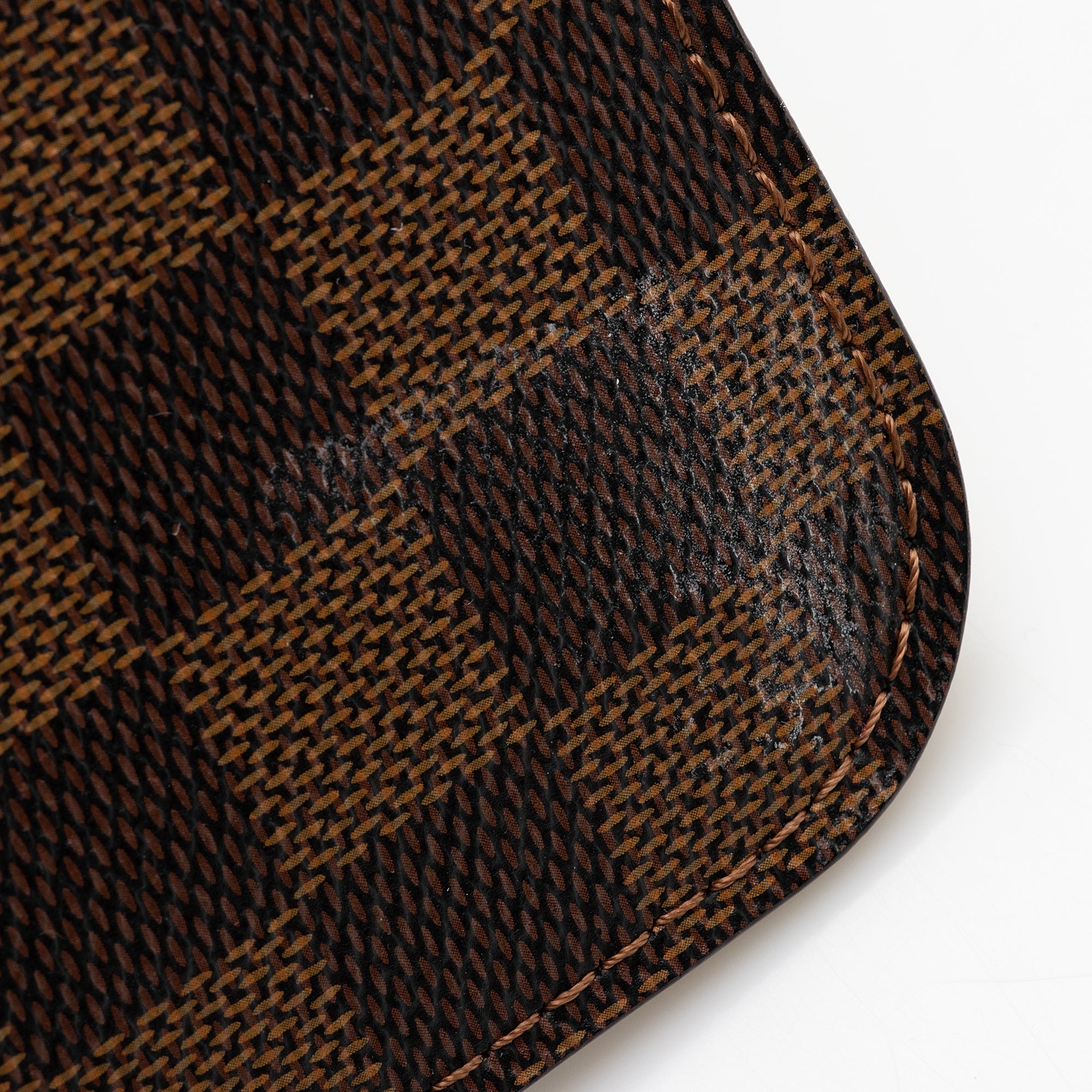 Louis Vuitton Damier Ebene Neverfull MM Pochette (SHF-22832)