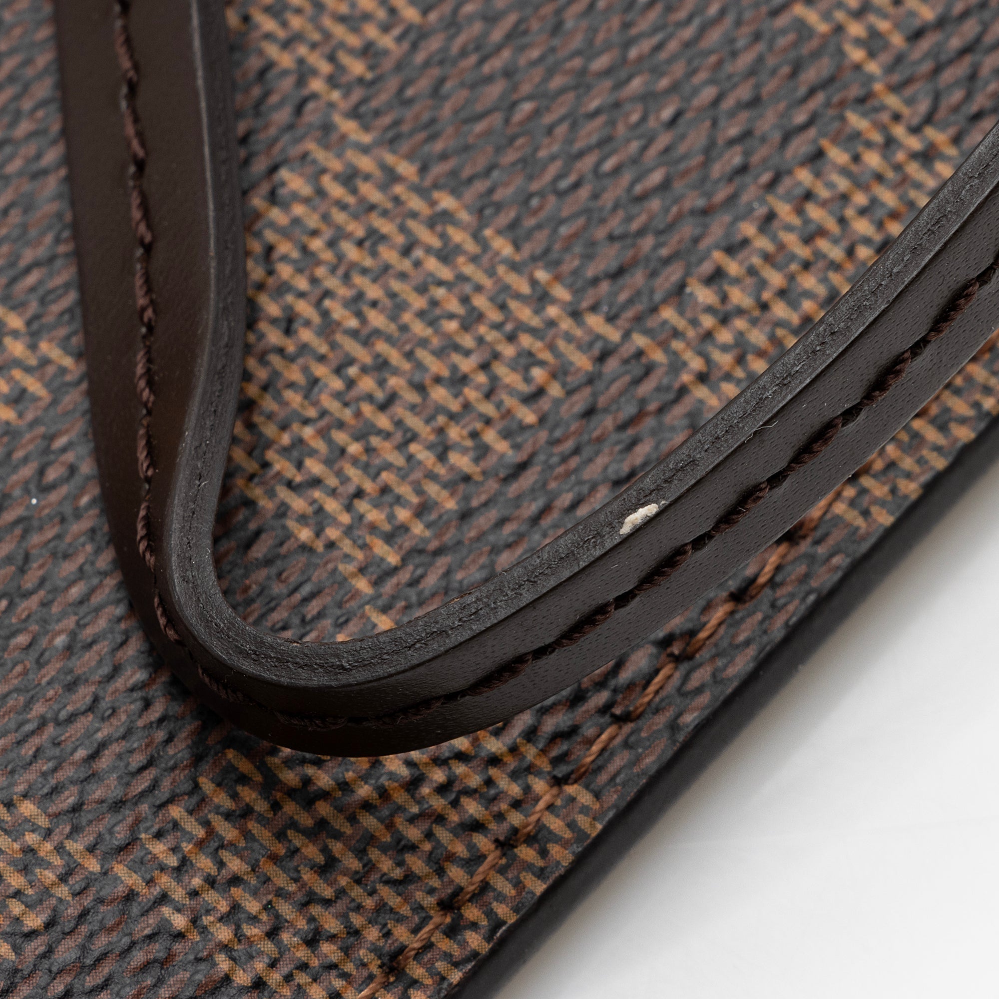 Louis Vuitton Damier Ebene Neverfull MM Pochette (SHF-22832)