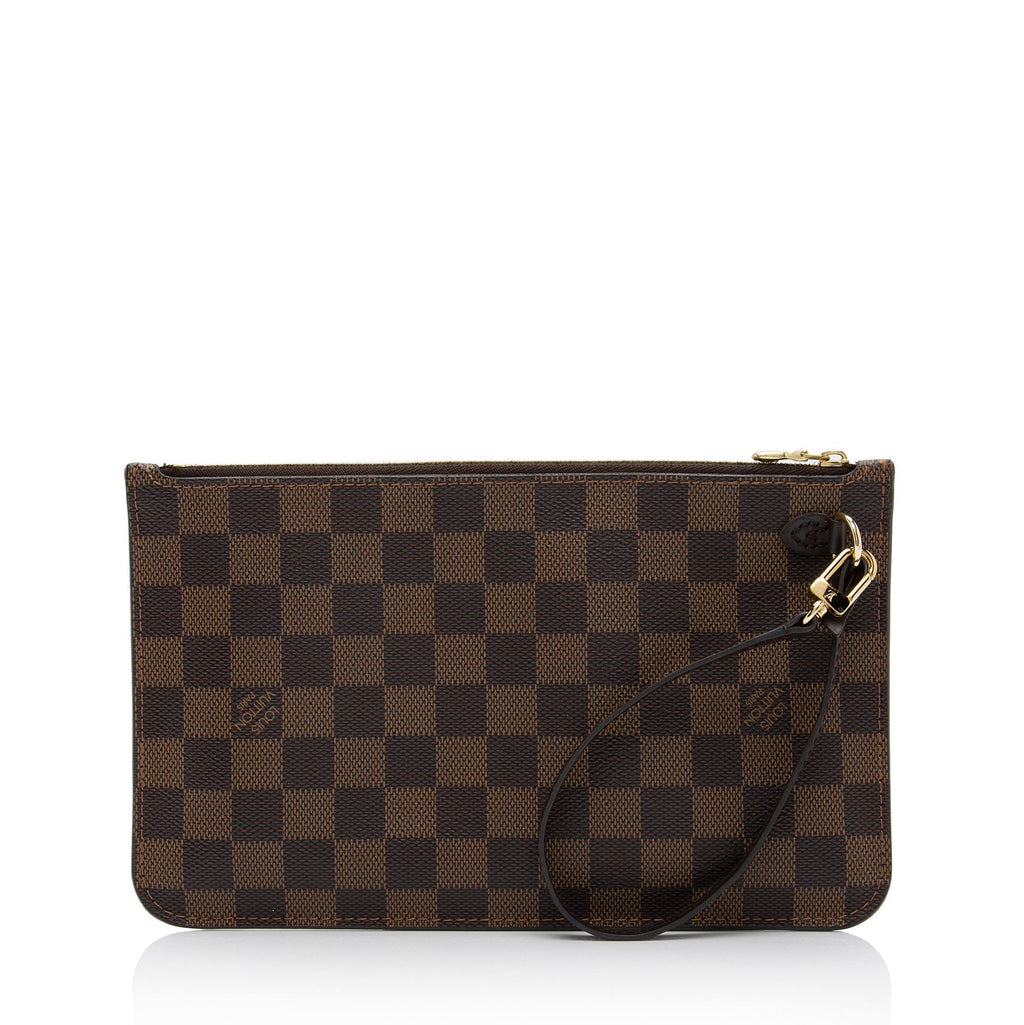 Louis Vuitton Damier Ebene Neverfull MM Pochette (SHF-xwv0zy)