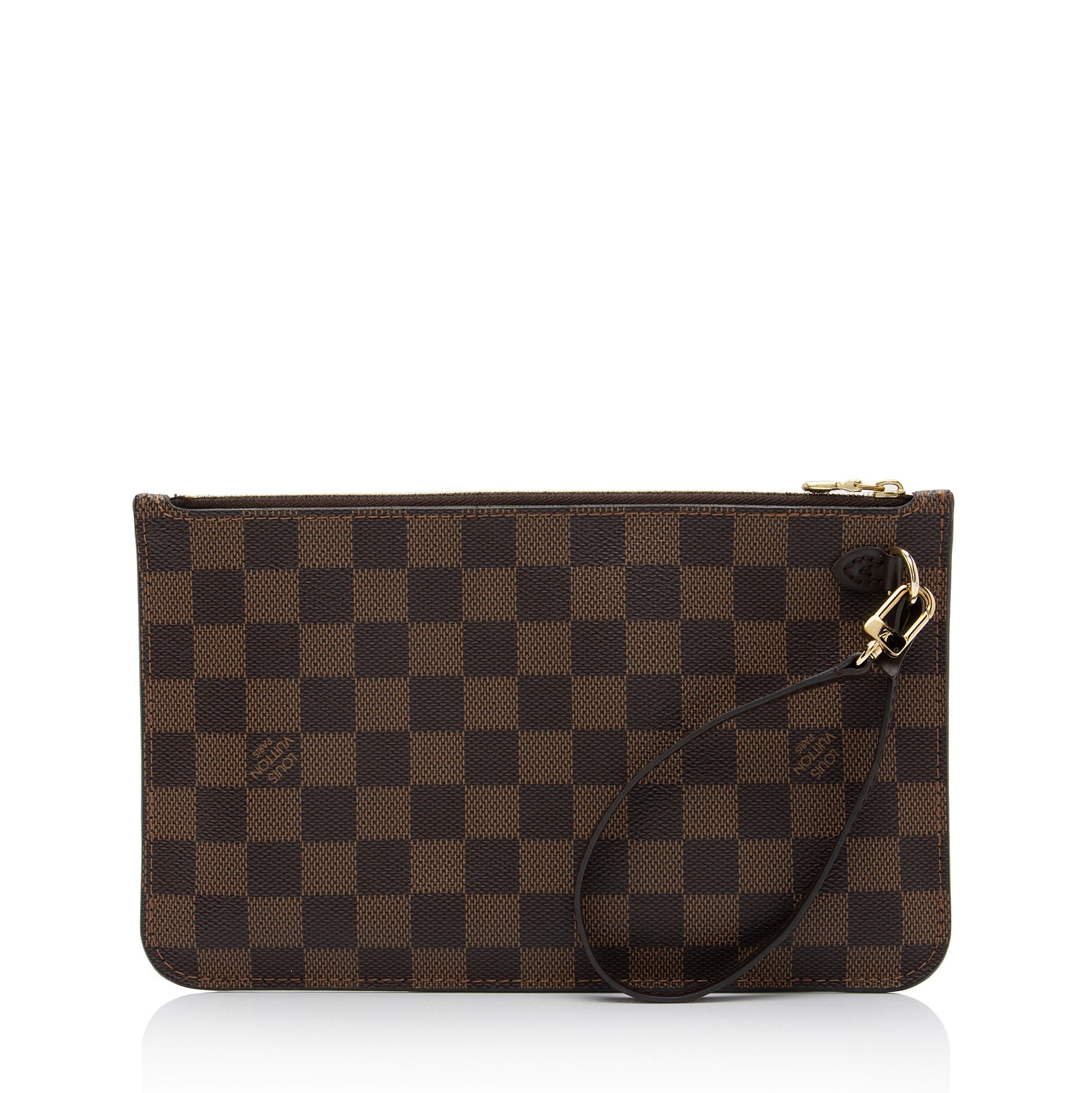 Louis Vuitton Damier Ebene Neverfull MM Pochette (SHF-xwv0zy)