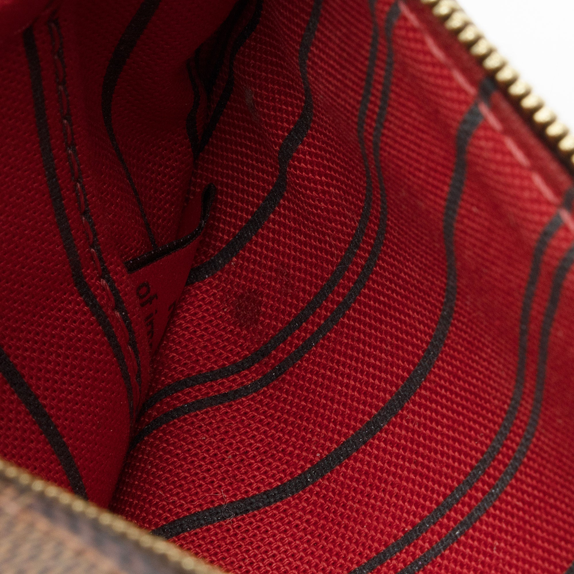 Louis Vuitton Damier Ebene Neverfull MM Pochette (SHF-xwv0zy)