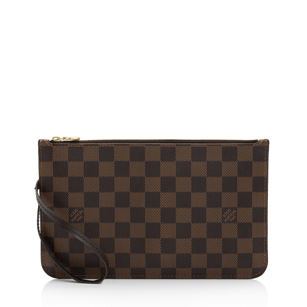 Louis Vuitton Damier Ebene Neverfull MM Pochette (SHF-xwv0zy)