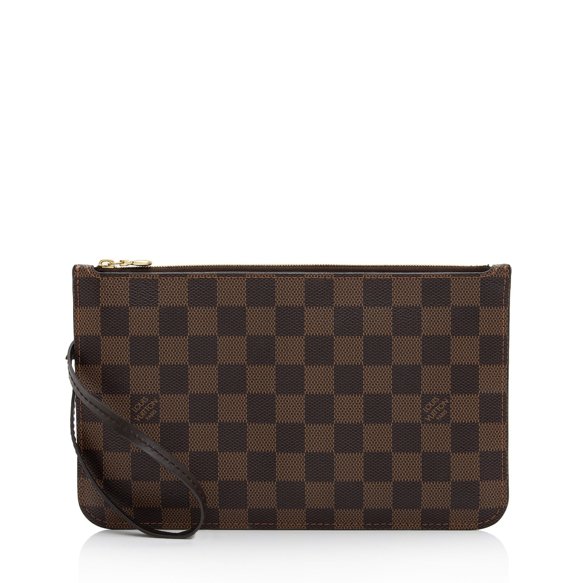 Louis Vuitton Damier Ebene Neverfull MM Pochette (SHF-xwv0zy)
