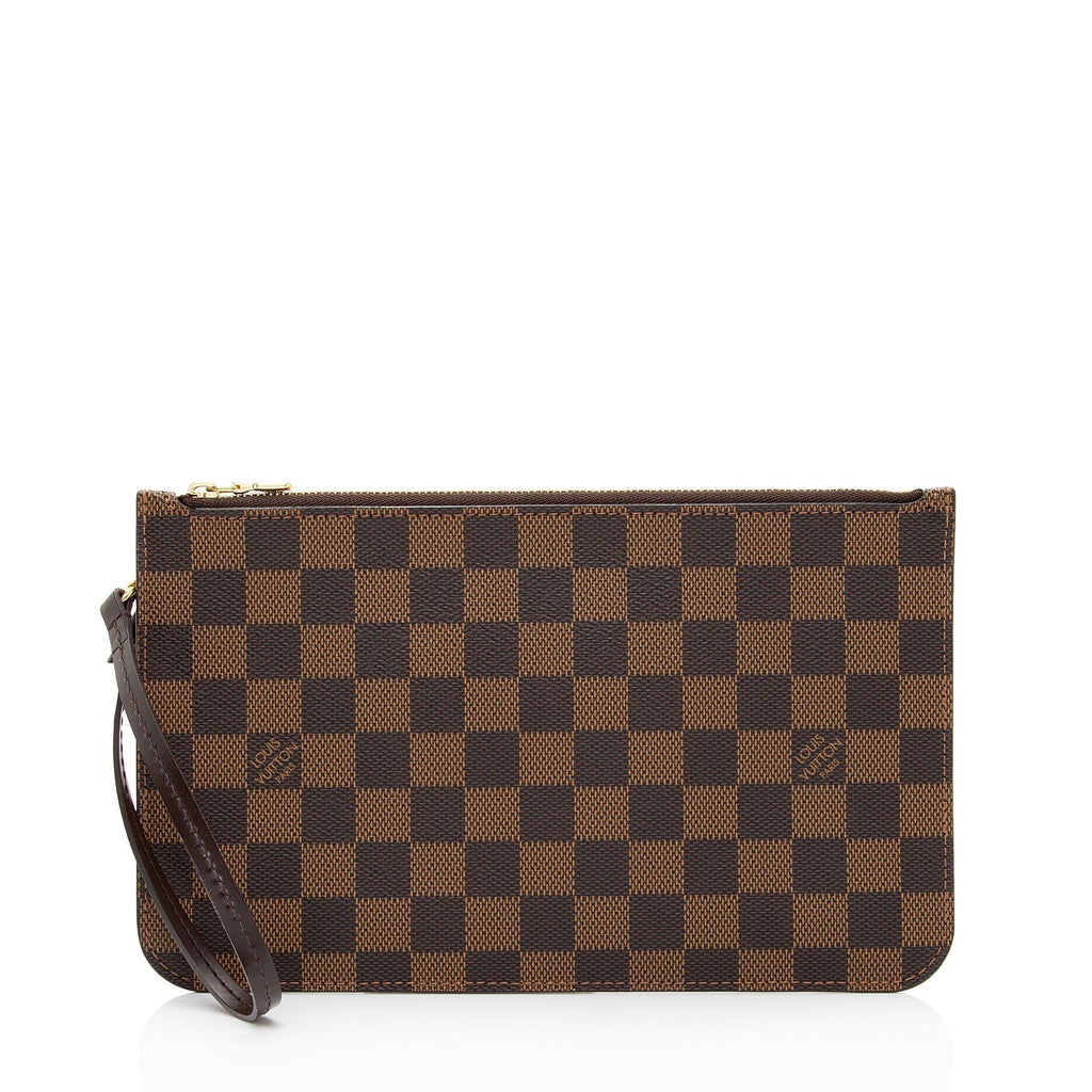 Louis Vuitton Damier Ebene Neverfull MM Pochette (SHF-z2h56K)
