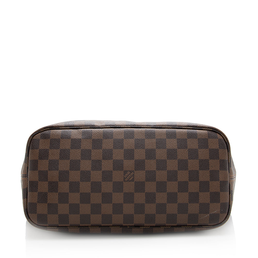 Louis Vuitton Damier Ebene Neverfull MM Tote (SHF-20031)