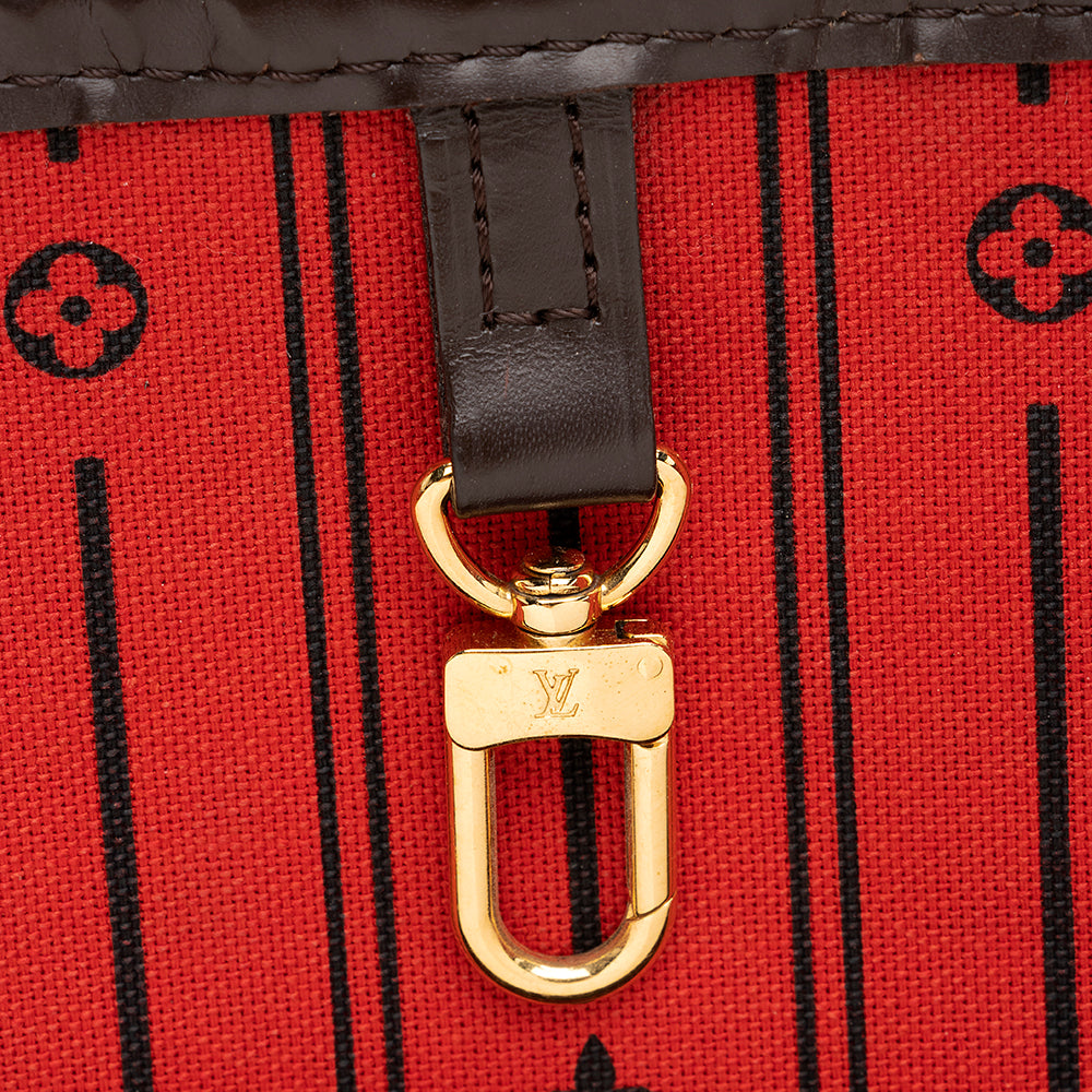 Louis Vuitton Damier Ebene Neverfull MM Tote (SHF-20011)