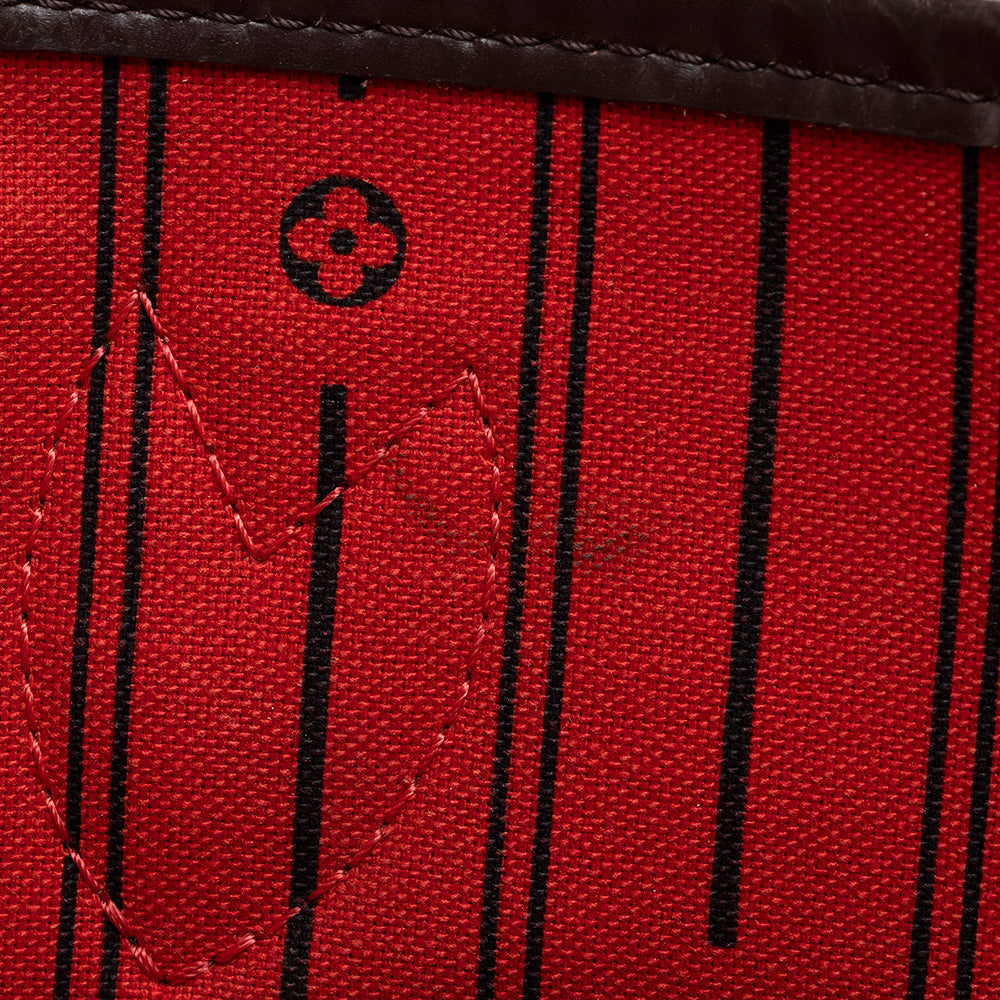 Louis Vuitton Damier Ebene Neverfull MM Tote (SHF-20011)