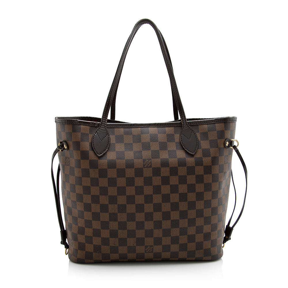 Louis Vuitton Damier Ebene Neverfull MM Tote (SHF-21203)