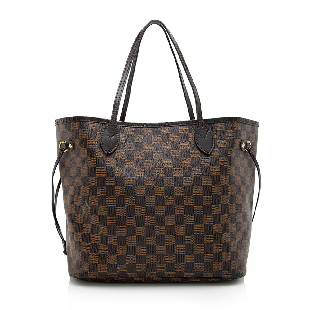 Louis Vuitton Damier Ebene Neverfull MM Tote (SHF-21203)