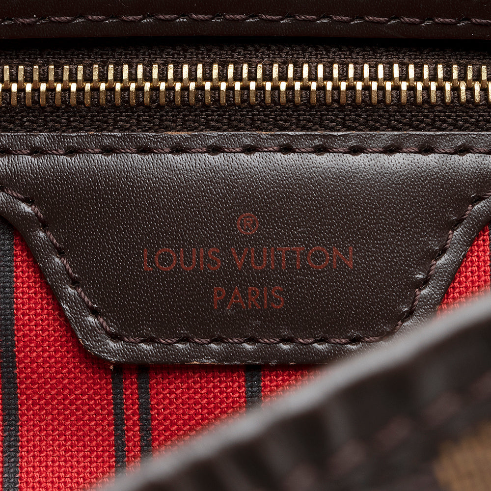 Louis Vuitton Damier Ebene Neverfull MM Tote (SHF-21203)