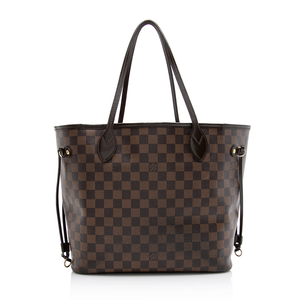 Louis Vuitton Damier Ebene Neverfull MM Tote (SHF-21638)