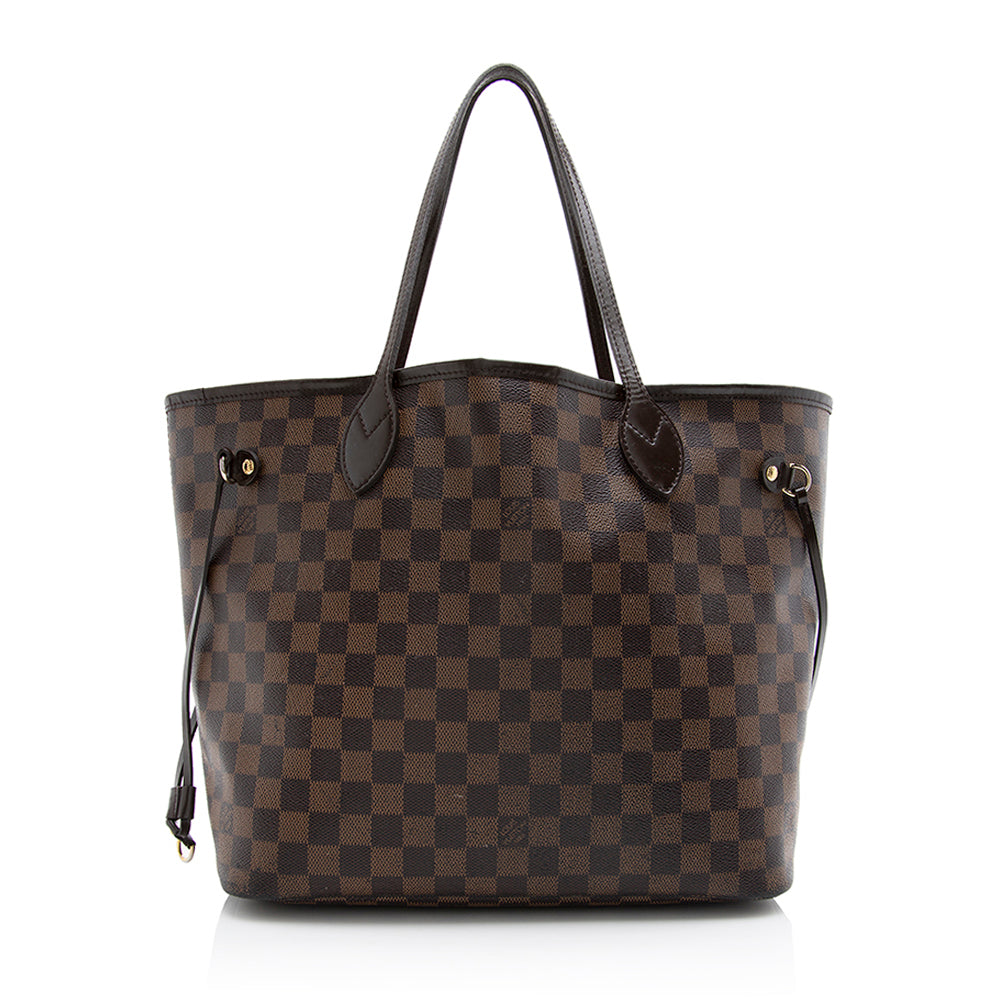 Louis Vuitton Damier Ebene Neverfull MM Tote (SHF-21638)