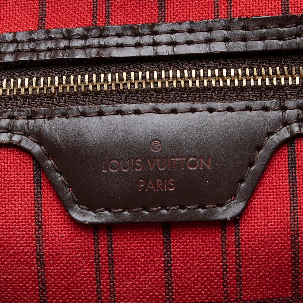 Louis Vuitton Damier Ebene Neverfull MM Tote (SHF-21638)