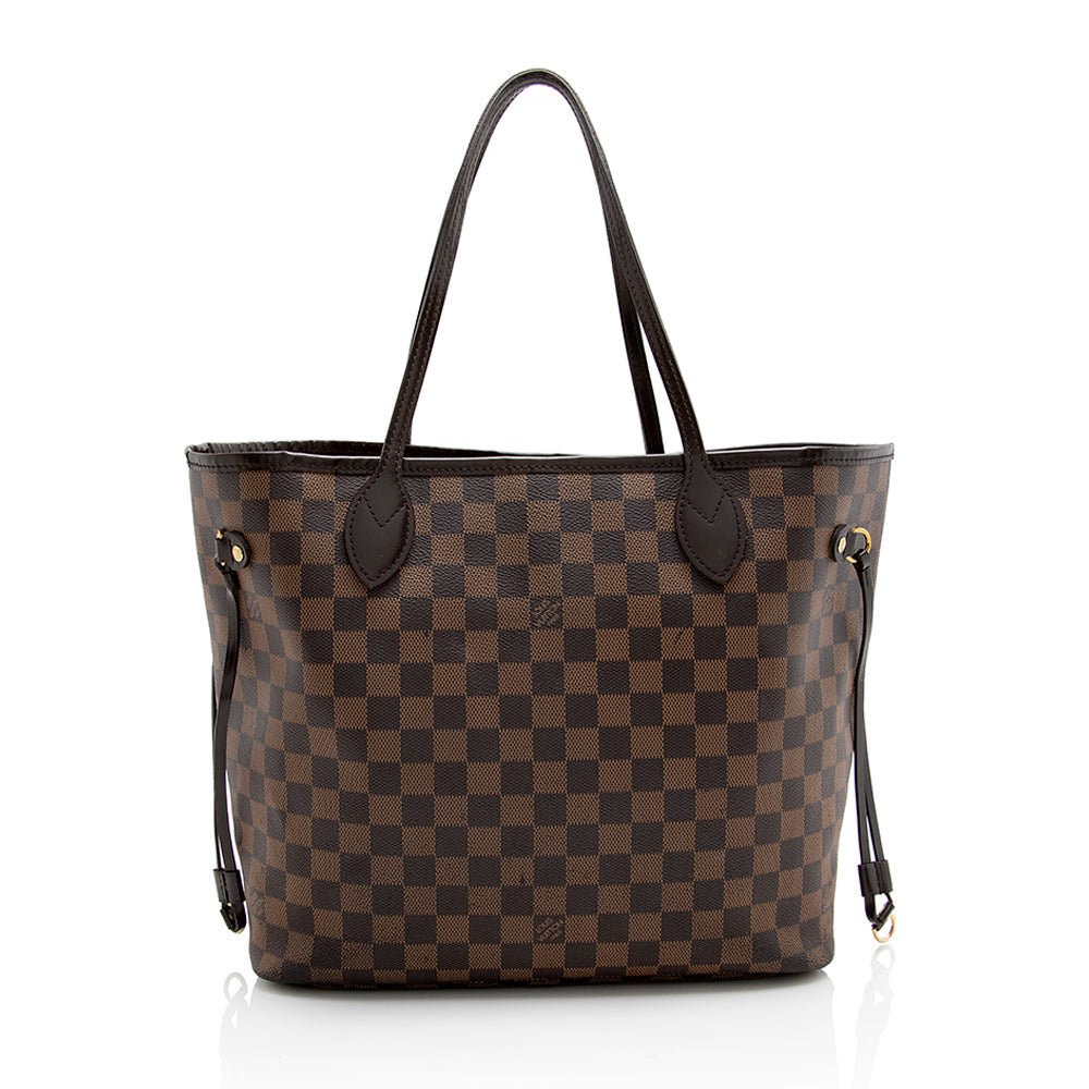 Louis Vuitton Damier Ebene Neverfull MM Tote (SHF-21931)