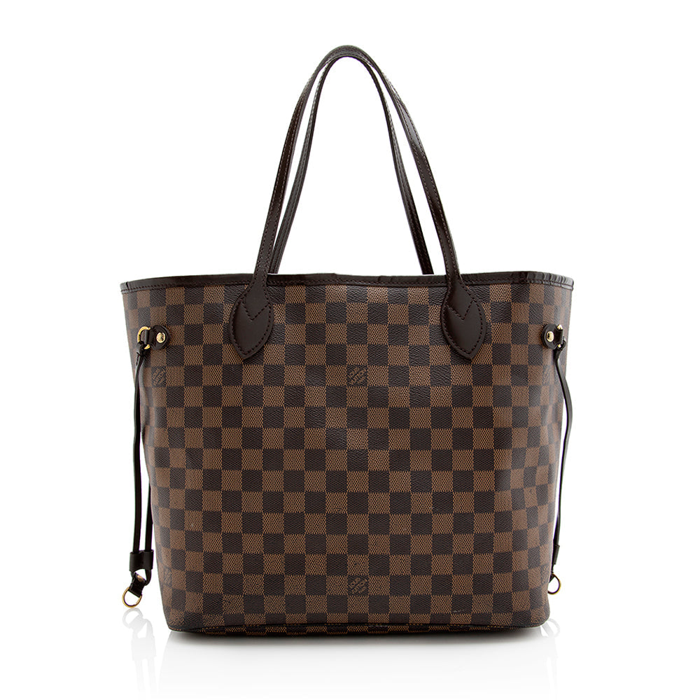 Louis Vuitton Damier Ebene Neverfull MM Tote (SHF-21931)